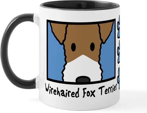 Vista 51 de CafePress Taza de café de cerámica Anime American Eskimo de 11 oz (11.0 fl oz)