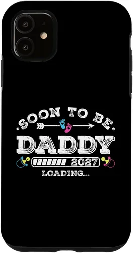 Vista 8 de Soon to Be Daddy 2027 Loading for Pregnancy Announcement Case for iPhone 17