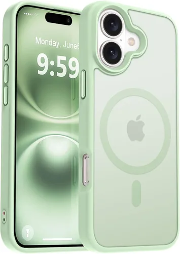Vista 92 de MOCCA - Funda magnética resistente para iPhone XR de 6.1 pulgadas, compatible con MagSafe, funda con protección contra caídas de grado militar