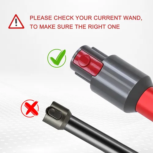 Vista 4 de Compatible con Dyson Wand, varita de liberación rápida, para aspiradora inalámbrica V7, V8, V10, V11 V15, repuesto de tubo de vacío (azul)