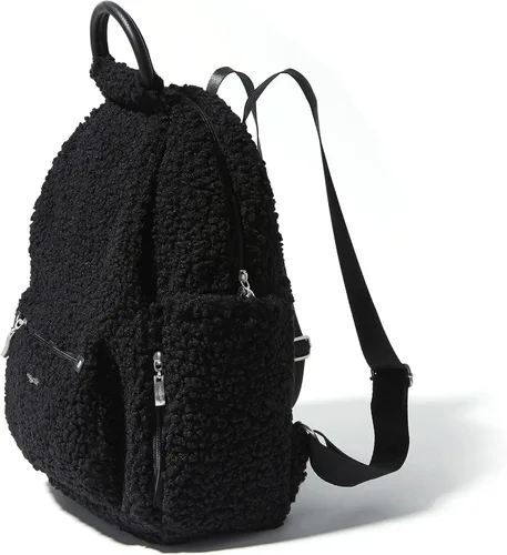 Vista 34 de Baggallini Mochila todo el día para mujer con pulsera de teléfono RFID, Negro, talla única