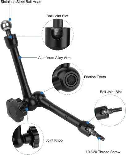Vista 4 de Mippko Soporte para iPad para soporte de micrófono/soporte de música para micrófono, soporte para tableta compatible con almohadillas Nexus/LG G