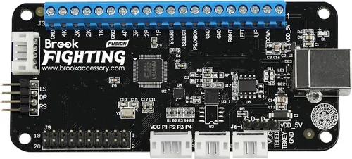 Vista 2 de Brook Universal Fighting Board Fusion - Versión de encabezado preinstalada, para la solución PS5 Fighting Games, compatible con Street Fighter 6