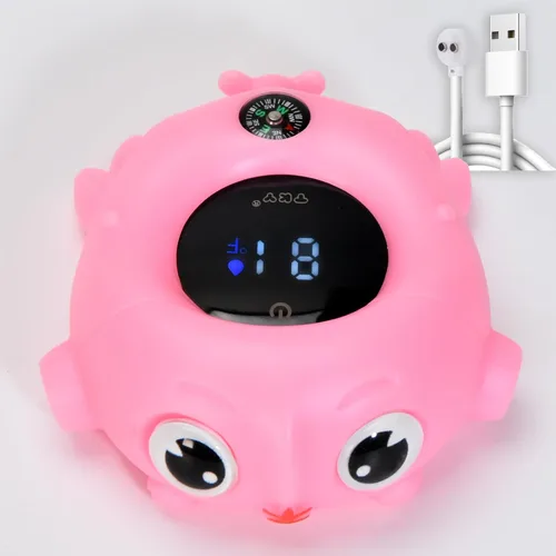 Vista 13 de Termómetro de baño para bebé, termómetro digital flotante de agua con pantalla LED y alertas de temperatura de color, juguete de baño recargable
