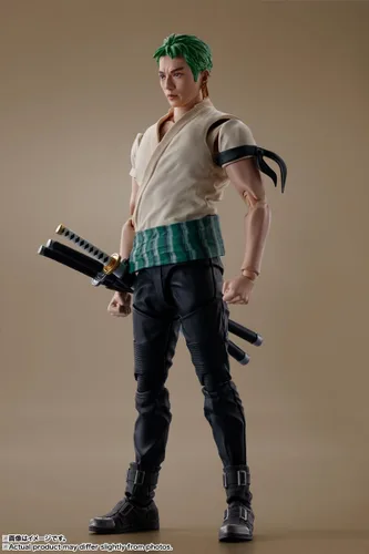 Vista 11 de TAMASHII NATIONS - Una serie de Netflix: One Piece - Figura de acción Roronoa Zoro S.H.Figuarts
