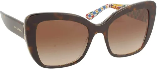 Vista 6 de DolceGabbana DG4348 - Gafas de sol para mujer 321713-54 gradiente marrón DG4348-321713-54 HavanaWhite Barrow