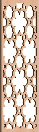 Vista 10 de 9 3/8"W x 24 3/8"H x 1/4"T Southgate Decorativos Paneles De Pared De Madera Calado, Abedul