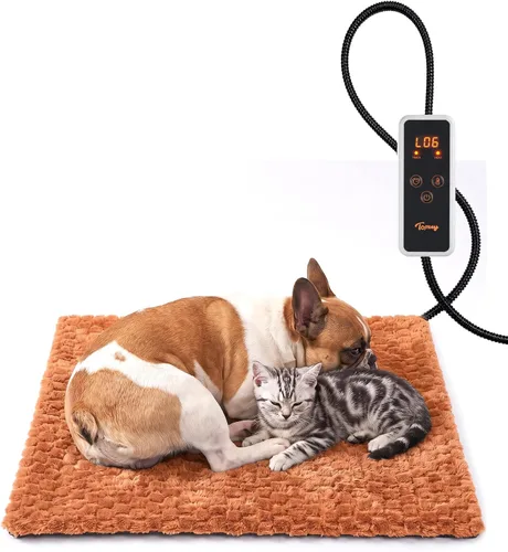 Vista 10 de Toozey Almohadilla térmica para mascotas, alfombra térmica para mascotas Gris