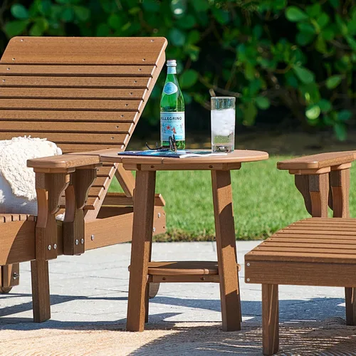Vista 5 de LuxCraft Mesa auxiliar Deluxe - Disponible en 35 colores multicolor (Antique Mahogany)