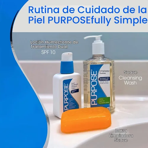 Vista 5 de PURPOSE Barra de limpieza suave, desarrollada por dermatólogos