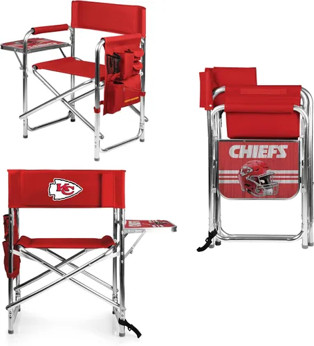 Vista 57 de Picnic TIME NFL Unisex-Adult NFL Sports Chair with Side Table, Beach Chair, Camp Chair for Adults