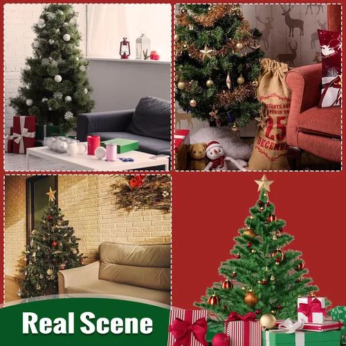 Vista 4 de CHANGE MOORE Juego de 8 fundas de almohada navideñas de 18 x 18 pulgadas, fundas de almohada cuadradas para sofá, oficina, dormitorio, decoración