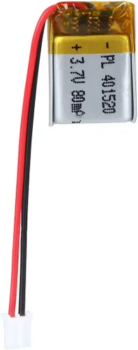 Vista 23 de Batería de 3.7V 200mAh 502025 Li-ion Li-Po recargable de iones de litio con conector de paso de 2P PH 0.079 in