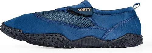 Vista 5 de norty para hombre tallas grandes 1315Aqua Calcetín Wave zapatos de aguaimpermeable slip-ons para piscina playa y deportes