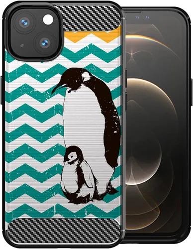 Vista 18 de CasesOnDeck - Funda compatible con Apple iPhone 13 Mini/iPhone 13 Mini, funda de diseño, delgada, negra, flexible, elegante, protección contra