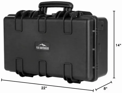 Vista 7 de Monoprice. Funda de cámara resistente a la intemperie con espuma personalizable, varios tamaños.