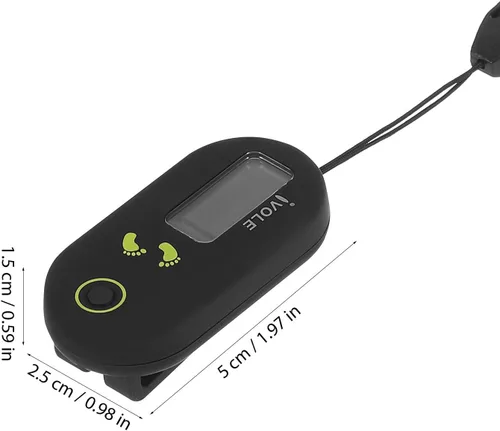 Vista 4 de 3D Pedometer, Simple Clip On Step Counter for Walking with Large Digital Display, No App, Accurate for Women Men Seniors Kids