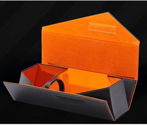 Vista 2 de DB11 Cajas de vino para champán - Caja de vino individual plegable (negro)