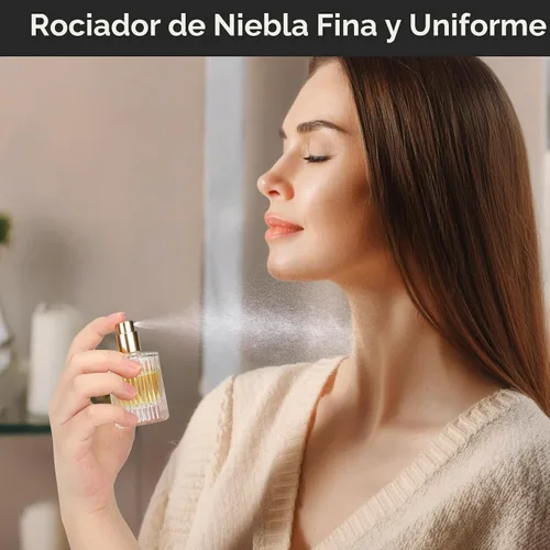 Vista 2 de Segbeauty Botellas de perfume de vidrio de 1 oz vacías, 2 piezas, botellas de perfume de viaje rellenables, botella de viaje de colonia de 1.0 fl