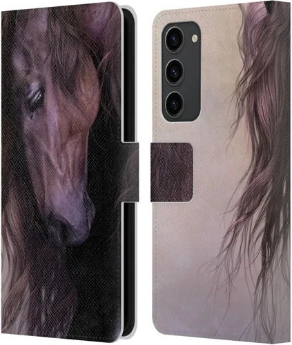 Vista 289 de Head Case Designs Officially Licensed Laurie Prindle A Morgan Christmas Western Stallion Leather Wallet Case Compatible with Samsung Galaxy A07 4G
