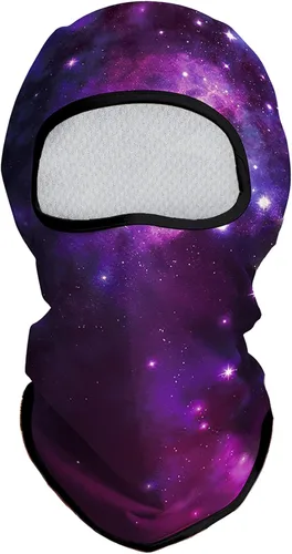 Vista 40 de Obacle Máscara Facial Pasamontañas para Hombres y Mujeres Ligera para Esquí, Caza, Ciclismo, Pesca Bear Cara Abierta Marrón