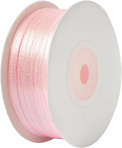 Vista 41 de Cinta de Satén Beige de Color Sólido, 1-1/2 Pulgadas x 25 Yardas, Cinta de Satén de Tela para Envolver Regalos, Manualidades, Hacer Lazos