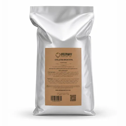 Vista 11 de Greenway Biotech, Inc. Hierro quelado DTPA 11% – para suelos alcalinos (pH 4.0-7.5) – Fertilizante 100% soluble en agua para cítricos, césped e
