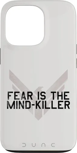 Vista 10 de iPhone 16 Pro Dune (2021) - El miedo es el asesino de la mente - Carcasa blanca Atreides