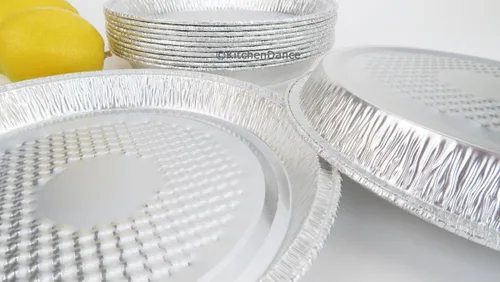 Vista 9 de D&W Fine Pack Sartén desechable de papel de aluminio redondo de 7 pulgadas para galletas de pizza, bandeja para hornear resistente, perfecta