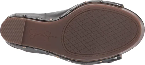 Vista 4 de Jessica Simpson Tymina - Sandalias de cuña con plataforma de cuero tachonado para mujer