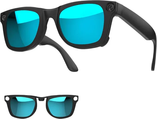 Vista 8 de Polarized Clip-on for Ray-Ban Meta Wayfarer Gen 2/1 Standard 50-22 (Silver)