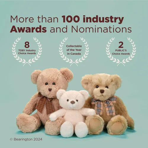 Vista 4 de Bearington Lil' Huggles, oso de peluche blanco de 10 pulgadas, es un gran regalo para cumpleaños, aniversario, vacaciones o graduación