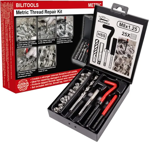 Vista 14 de BILITOOLS - Kit de reparación de roscas helicoidales métricas
