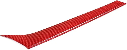 Vista 2 de Consola central de automóvil de fibra de carbono 100% real, decoración lateral del pasajero, cubierta de panel para Alfa Romeo Giulia 2017-2020