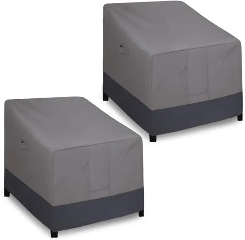 Vista 11 de Easy-Going Funda para Silla Apilable de Exterior Resistente, Funda para Silla de Patio Impermeable, Funda para Muebles de Exterior Resistente al