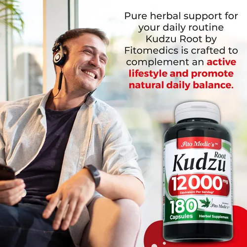 Vista 3 de FITO MEDIC'S Laboratorio kudzu raíz de kudzu 180 cápsulas