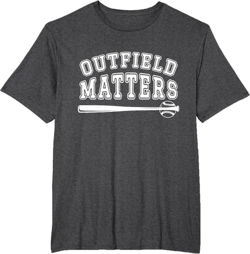 Vista 16 de Playing Baseball Outfield Matters - Camiseta Baseball Outfields Funny, Rojo