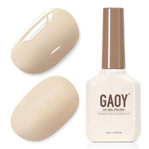 Vista 20 de GAOY - Esmalte de uñas de gel marrón, 16ml de esmalte de gel para quitar por remojo, curado con luz UV para arte de uñas, manicura DIY en casa, 2088