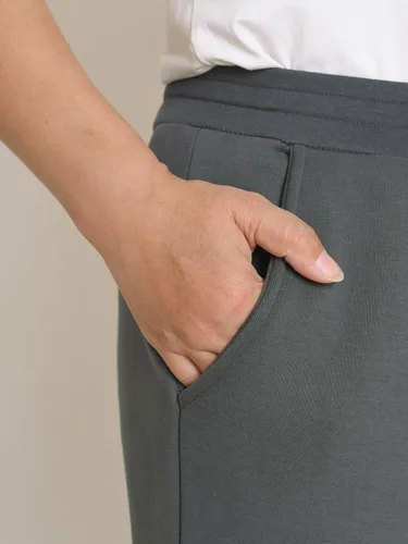 Vista 6 de Weintee Pantalones pequeños de forro polar para mujer, pantalones deportivos con forro de sherpa para invierno