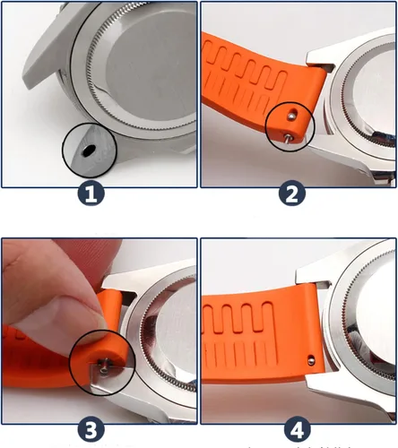 Vista 5 de Correas para reloj Moonswatch, correa de cuero compatible con reloj Omega X Swatch Moonswatch Speedmaster/Rolex/SEIKO Etc de 0.78 pulgadas, correa