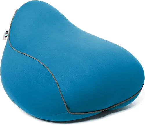 Vista 11 de Yogibo Sillón Puff Pequeño para Adultos, Niños y Adolescentes, Suave, de Felpa, Cómodo, Sensorial, Puff para Juegos, Funda Lavable, Azul