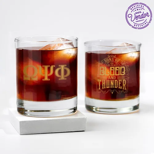 Vista 5 de BBGreek Omega Psi Phi Fraternity Parafernalia - Vasos para beber