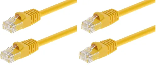 Vista 11 de Monoprice - Cable de red Ethernet Cat6 0.5 pies 24AWG 550MHz UTP de cobre desnudo, negro