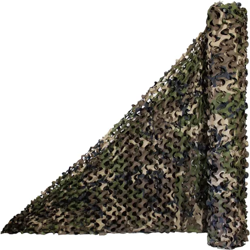 Vista 13 de WINWAY - Red de camuflaje en rollo a granel, malla para sombrilla, ideal para caza, tiro, decoración de fiesta con tema militar Desert Camo