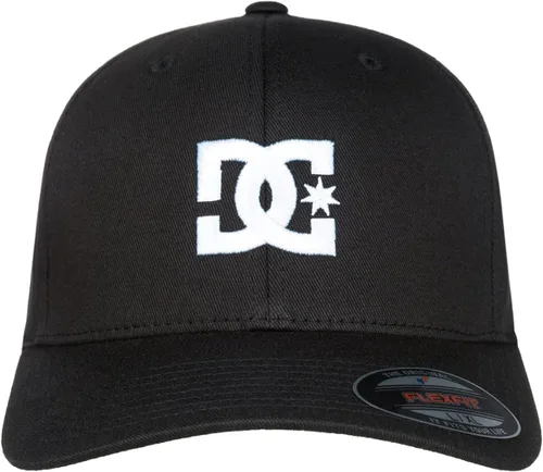Vista 2 de DC Gorra Star Flexfit Curve Brim Hat para hombre, Negro