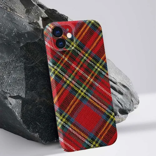 Vista 5 de DAIZAG Funda compatible con iPhone 11, 3D, suave, duradera, protección contra caídas, diseño de tartán de Navidad
