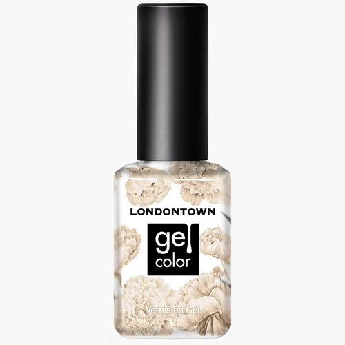 Vista 13 de LONDONTOWN Esmalte de uñas de gel UV/LED, de larga duración, resistente al astillado, color de alto brillo, marrón beige natural brillante, 0.4 fl