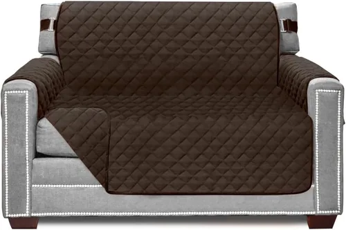 Vista 76 de Sofa Shield - Funda para sofá Loveseat con correa patentada, protector de cojín, funda reversible diseñada en EE. UU. resistente a manchas