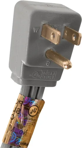 Vista 3 de Certified Appliance Accessories 15-0343 Cable de alimentación para electrodomésticos de 15 amperios, 3 pies, 3 cables, conexión a tierra, cabeza
