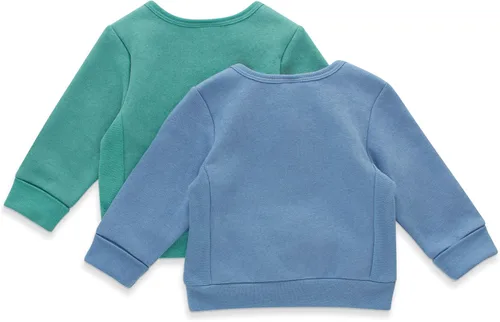 Vista 6 de Hanes Baby and Toddler Flexy Soft 4-Way Stretch Fleece Sweatshirt